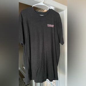 Grunt Style Charcoal Tee with Red Graphic